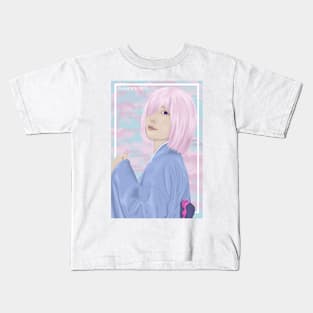 girl japanes short hair Kids T-Shirt